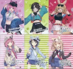 【中古】クリアファイル 全6種セット A5サイズクリアファイル 「ホロライブ×ファミリーマート ホロマート 初夏のホロまつり」 対象商品購入特典 第2弾