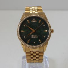 Vivienne Westwood ヴィヴィアン 腕時計 USED美品  ウォレス VV208GDGD レディース ゴールド アラベスク 完動品 【電池交換済み】X7202