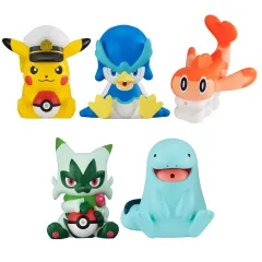 【中古】食玩 おもちゃ 全5種セット 「ポケモン みずでっぴゅ～」