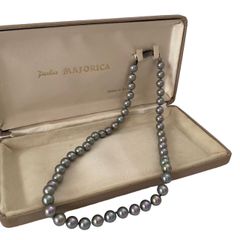 MAJORICA マジョリカパール ロングネックレス イヤリング セット　925 MAJORICA マジョリカ パール ネックレス イヤリング セット - メルカリ