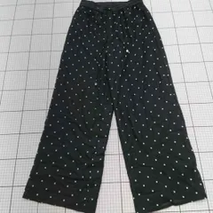 ◇ ⊂ ミコクリエ 水玉模様 水玉パンツ ボトムス サイズ38 ブラック系 レディース E  【1509100026228】