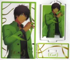 【中古】グッズセット 愛島セシル カスタマイズビジュアルカードコレクション＆ミニアクリルスタンドセット 「ブロッコリーオンラインくじ うたの☆プリンスさまっ♪ Color Ribbon Ver.」 C-7賞