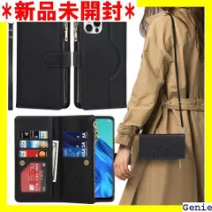 iPhone13proMAX ケース 手帳型 / iP ース アイフォン 13プロmax アイフォン13プロマックス スマホケース カバー 財布 magsafecase 適用 case iCoverCase ストラップホール付き カード収 バー ブラック 26