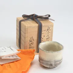 清水啓功　萩　粉引茶碗　共布　共箱 Amazon.co.jp: 清水啓功 萩 粉引茶碗 共布 共箱 : ホーム＆キッチン