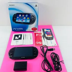 369 ★動作確認OK!!★ PS VITA クリスタルブラック (PCH-1100) PlayStation Vita SONY