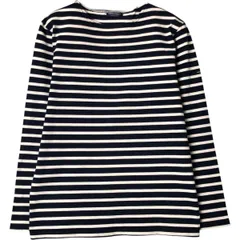 古着 セントジェームス SAINT JAMES ボーダー柄 ロングTシャツ ロンT フランス製 メンズS相当/eaa581088