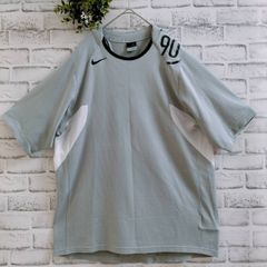 NIKE メンズ　メッシュ　Tシャツ　速乾性　ドライ　ライトグレー　L