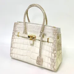 Louis Feraudヒマラヤクロコダイル ハンドバッグ レディース ベージュ Louis Feraudヒマラヤクロコダイル ハンドバッグ レディース