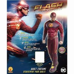 【アウトレット品】RUBIES DCコミック　DC フラッシュ コスプレ キッズコスチューム フリーサイズ 着丈153cm sp-037-021