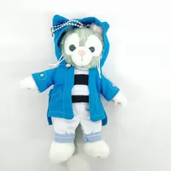 ディズニー Disney 美品 TDS 2019 ダッフィーたちのかくれんぼ  ダッフィー＆フレンズ ジェラトーニ  ぬいぐるみバッジ 全長14㎝