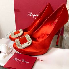 Roger Vivier プラットフォームサンダル　ハイヒール　パンプス　赤