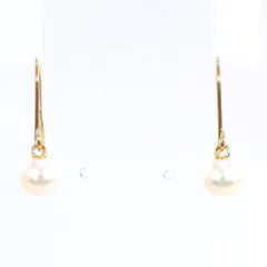 K18YG　ピアス　パール（真珠）　総重量約0.4g