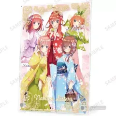 【中古】アクリルスタンド・アクリルパネル 集合(桜和装ver.) 描き下ろしイラスト ダブルアクリルパネル 「映画 五等分の花嫁」