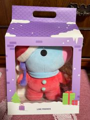 BT21 베이비 MANG 홀리데이 플러시 토이 크리스마스 봉제 BTS