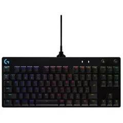 【中古】PCハード 有線 RGBメカニカル ゲーミングキーボード PRO X メカニカル クリッキー (ブラック)[G-PKB-002]