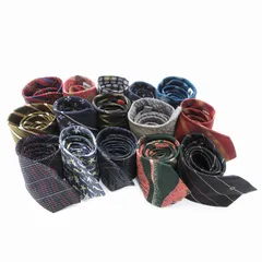 ダンヒル dunhill タケオキクチ含む ネクタイ おまとめ15点セット ビジネス カジュアル レジメンタルストライプ 総柄 絹 シルク マルチカラー /VU△ 0322