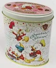 【中古】小物入れ・マルチケース・缶ケース ヒューイ＆デューイ＆ルーイ(フタ ホワイト) 缶ケース(チョコレートクランチ) 「東京ディズニーリゾート35周年 HappiestCelebration!」 東京ディズニーリゾート限定