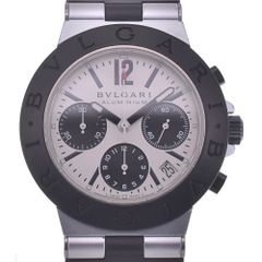 Bulgari BVLGARI AC38TA Aluminum Chronograph Automatic Men's Watch (Strap has minor defects) P#127132