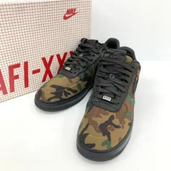 NIKE Air Force 1 LOW MAX AIR VT Camo 530989-090 スニーカー ローカット 迷彩 カモフラ メンズ 28.5cm ブラウン系 ナイキ 靴 DF14091■