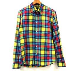 ◆H.R.MARKET ハリウッドランチマーケット 長袖 チェック シャツ ボタンダウン メンズ