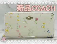 ✨COACH ワイルド フラワー プリント アコーディオン 長財布　コーチ