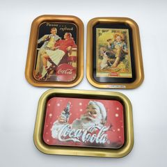 ヴィンテージ コカコーラ トレイ ブリキ 看板 サイン アメカジ古着 80s