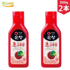 スンチャン 酢入りコチュジャン 300g×2本セット チョコチュジャン 酢コチュジャン 甘辛口 刺身 韓国調味料 韓国料理 韓国食品のサムネイル