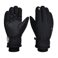 [MORGEN SKY] スノーボード グローブ ウィンター 手袋 厚手 3Mシンサレート 防寒 保温 撥水加工 滑り止め アウトドア スノー スキー スノボ 雪遊び バイク 通勤 男女兼用 ST1616(B-XL)