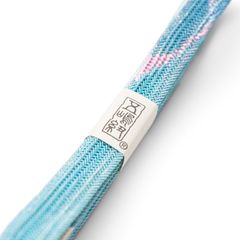 新品　夏用　江戸組紐　五嶋紐　帯締め　流線　空色