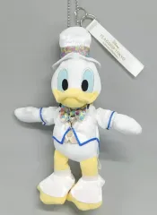 【中古】ぬいぐるみマスコット・ぬいぐるみバッジ ドナルド・ダック プラッシュキーチェーン 「ディズニー」 フラッグシップ東京限定