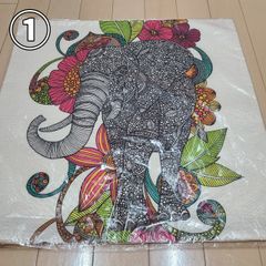 クッションカバー｜象柄10種［タイ/Thailand］