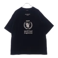 BALENCIAGA バレンシアガ WFPチャリティプリントTシャツ XS BALENCIAGA - BALENCIAGA バレンシアガ WFPチャリティプリントT