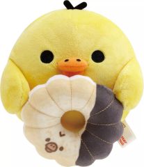 [중고] 봉제 장난감 키이로이트리 (엔젤 프렌치) 도넛 마쿠마쿠 봉제 장난감 [리락쿠마 × 미스터 도넛]