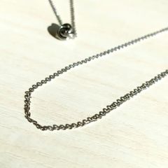 【 サージカルステンレス 316L 】 シンプル あずき チェーン ネックレス ( シルバー ) ハワイアンジュエリー             金属アレルギー対応 / つけっぱなし 錆びない アクセサリー / 送料無料