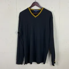 POLO GOLF Ralph Lauren ポロゴルフラルフローレン長袖VネックTシャツ古着オールドタグ黒 ブラックメンズL f241112002