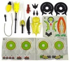 【中古】食玩 トレーディングフィギュア 3.ウェポンセットA 「SO-DO CHRONICLE 仮面ライダー鎧武3」