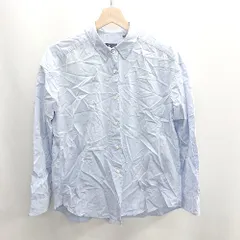 ◇ ⊂◎ SHIPS シップス 綿 長袖 シャツ サイズ38 ライトブルー系 レディース E  【1410100037360】