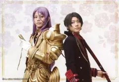 【中古】生写真(男性) 高橋健介(蜂須賀虎徹)・佐藤流司(加州清光)/横型・膝上・キャラクターショット/「ミュージカル 『刀剣乱舞』 ～幕末天狼傳 2020～」ランダムブロマイド 戦闘ver.