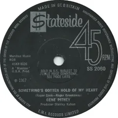 英7” Gene Pitney Somethings Gotten Hold Of My Heart SS2060 Stateside /00080