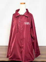 【最終価格】BANPS リバーシブルジャケット ワインレッド×カモフラ柄 コーチ風 中古品のサムネイル
