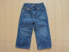 ポロ・ラルフローレン polo ralph lauren アウトレット 子供服 男の子 24M 約 90cm ベビー服 デニム ジーンズ パンツ 青 ロング丈 春 秋 冬 ★3 ズボン ボトムス ボーイズ キッズ ベビー 【中古】 ユーズド