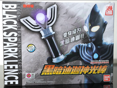 中国バンダイ限定  ウルトラマンティガ  ブラックスパークレンス Ultraman Tiga Black Spark Lence　中国バンダイ正規品