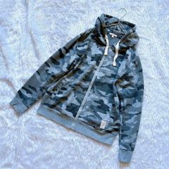 《GHETTO》ゲットー (Ｍ) 迷彩柄 フルジップパーカー