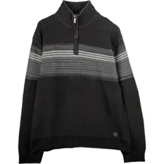 古着 90~00年代 カルバンクライン Calvin klein JEANS コットンニットハーフジップセーター メンズXL相当 ヴィンテージ/eaa472737