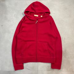 Cotton Knit Zip up Hoodie