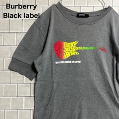 BURBERRY　ブラックレーベル　Tシャツ Burberry Black label バーバリーブラックレーベル  Tシャツ　袖リブ
