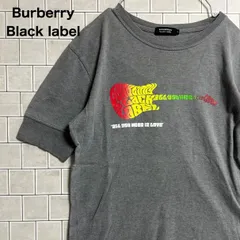 BURBERRY　ブラックレーベル　Tシャツ Burberry Black label バーバリーブラックレーベル  Tシャツ　袖リブ