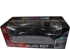 【業界最安値】【在庫豊富】Audi RS7 1/24スケール DIECAST 黒 ダイキャスト ミニカー プルバック機能付き 完成品
