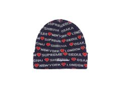 Supreme Hearts Beanie Navy