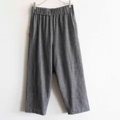 arts&science パンツ グレー シルク アーツアンドサイエンス ARTS＆SCIENCE Back gum two tuck pant